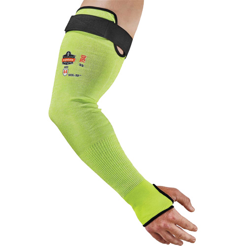 Manche de protection contre la coupe ProFlex 7941-PR, TenaLux, 22", ASTM ANSI niveau A4/EN 388 niveau D, Lime haute visibilit&eacute; Nia-Chem Ltd.