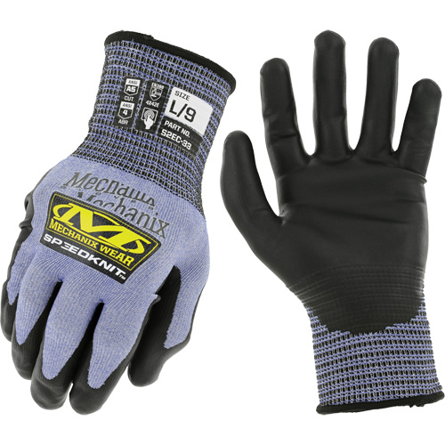 Gants r&eacute;sistants aux coupures SpeeKnit S2EC33, Taille Petit/7, Calibre 18, Rev&ecirc;tement Ur&eacute;thane, Enveloppe en PEHP/Tungst&egrave;ne, ASTM ANSI niveau A5/EN 388 niveau D Nia-Chem Ltd.