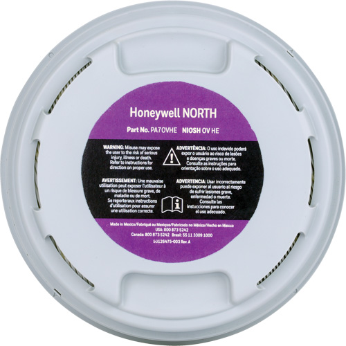 Cartouche filtre HEPA, Vapeur organique Nia-Chem Ltd.