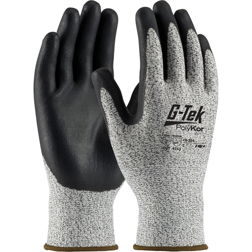G-Tek&reg; Cut Resistant Gloves, Size X-Small, 13 Gauge, Nitrile Coated, PolyKor&reg; Shell, ASTM ANSI Level A2/EN 388 Level 3/EN 388 Level B Nia-Chem Ltd.