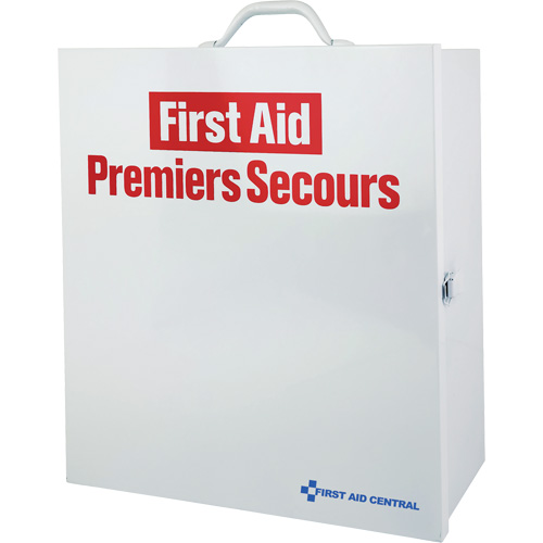 Armoire pour premiers soins SmartCompliance, R&eacute;pond &agrave; la norme CSA Z1220-17 type 2 environnements &agrave; faible risque, Moyen (26-50 travailleurs) Nia-Chem Ltd.