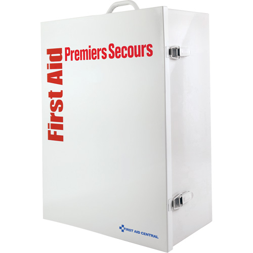 Armoire pour premiers soins SmartCompliance, R&eacute;pond &agrave; la norme CSA Z1220-17 type 3 environnements &agrave; haut risque, Moyen (26-50 travailleurs) Nia-Chem Ltd.