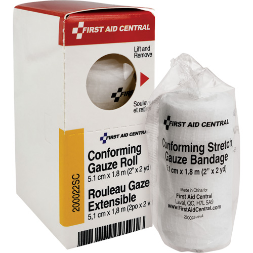 SmartCompliance&reg; Refill Conforming Stretch Gauze Bandage, Roll, 6' L x 2" W, Sterile, Medical Device Class 1 Nia-Chem Ltd.