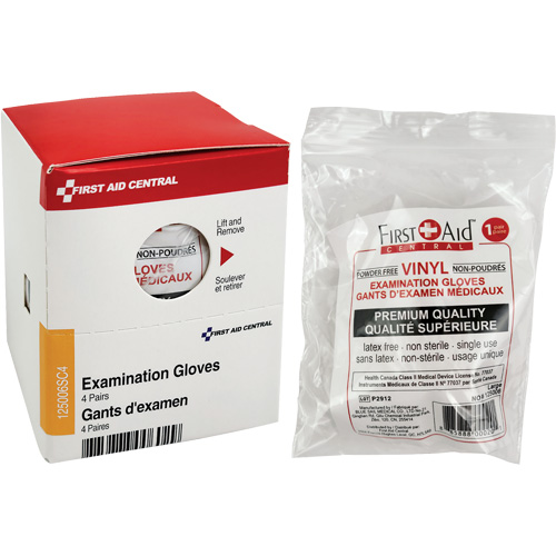 Recharge de gants d'examen SmartCompliance, Vinyle, Sans poudre, Transparent, Classe 2 Nia-Chem Ltd.