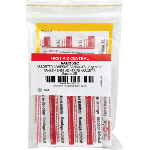 SmartCompliance&reg; Refill Adhesive Bandages, Assorted, Fabric/Plastic, Non-Sterile Nia-Chem Ltd.