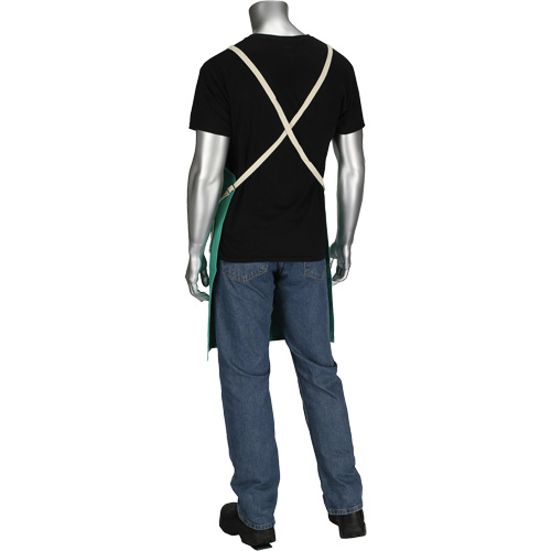 Dynamic Ironcat&reg; FR Cotton Sateen Apron, Bib, Green Nia-Chem Ltd.