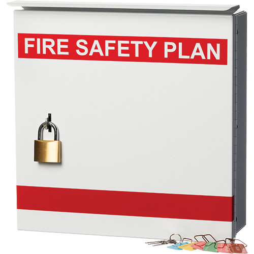 Boîte pour plan de s&eacute;curit&eacute; en cas d'incendie Nia-Chem Ltd.