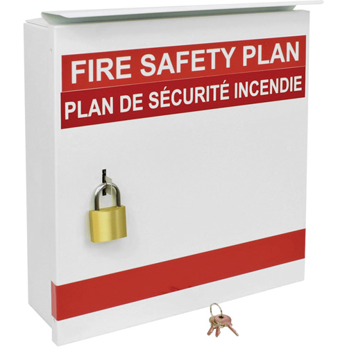 Boîte pour plan de s&eacute;curit&eacute; en cas d'incendie Nia-Chem Ltd.