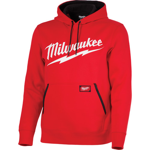 Midweight Pullover Hoodie with Milwaukee&reg; Logo, Men's, Large, Red Nia-Chem Ltd.