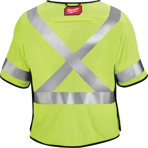 Gilet de s&eacute;curit&eacute; &agrave; maille d&eacute;tachable, Noir/Jaune lime haute visibilit&eacute;, Moyen/Petit Nia-Chem Ltd.