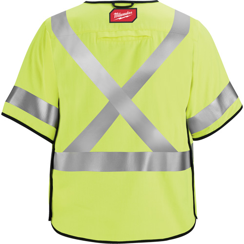 Gilet de s&eacute;curit&eacute; &agrave; maille d&eacute;tachable, Noir/Jaune lime haute visibilit&eacute;, Moyen/Petit Nia-Chem Ltd.