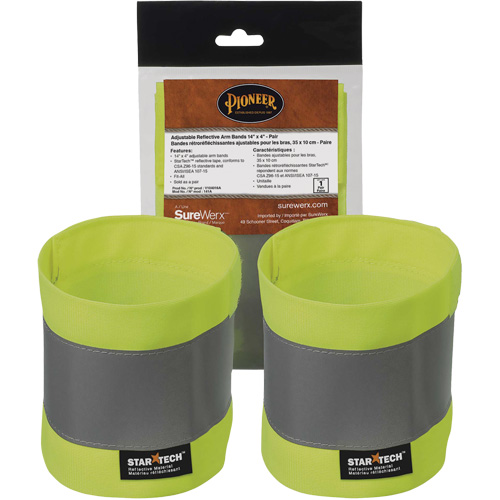 141A Brassards ajustables haute visibilit&eacute; Nia-Chem Ltd.