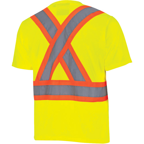 6991 Chandail de s&eacute;curit&eacute; en il-de-perdrix, Polyester, 3T-Grand, Jaune lime haute visibilit&eacute; Nia-Chem Ltd.