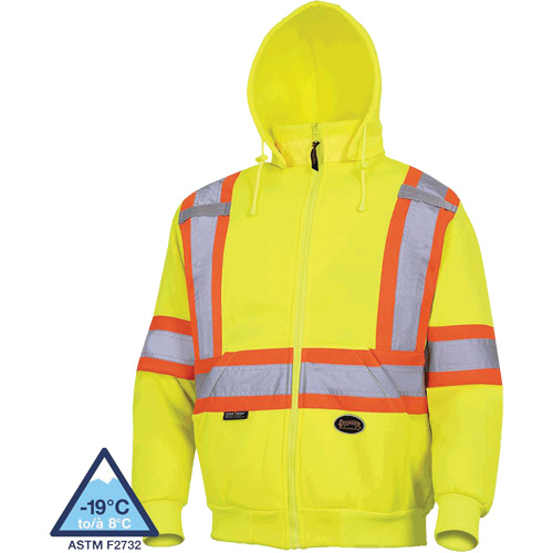 6925 Chandail &agrave; capuche, T-petit, Jaune haute visibilit&eacute; Nia-Chem Ltd.