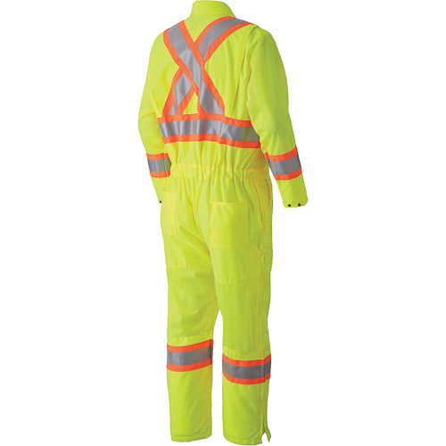 5999A Combinaison de s&eacute;curit&eacute; routi&egrave;re, T-petit, Jaune lime haute visibilit&eacute; Nia-Chem Ltd.