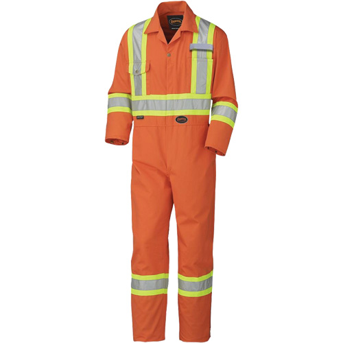 5513 Industrial Wash Coveralls, 36, High Visibility Orange Nia-Chem Ltd.