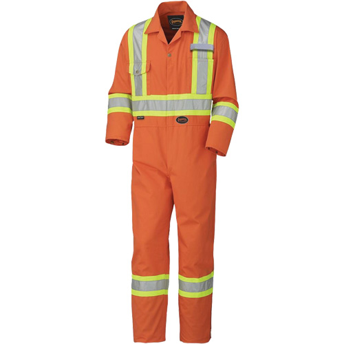 5513T Combinaison pour lavage industriel, 40 (grand taille), Orange haute visibilit&eacute; Nia-Chem Ltd.