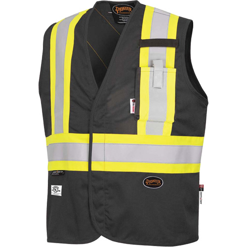 7729 Veste r&eacute;sistante aux arcs &eacute;lectriques FR-Tech, Petit, Noir, 10 cal/cm² Nia-Chem Ltd.