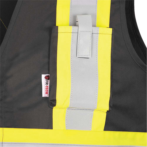 7729 Veste r&eacute;sistante aux arcs &eacute;lectriques FR-Tech, Petit, Noir, 10 cal/cm² Nia-Chem Ltd.