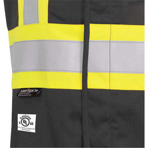 7729 Veste r&eacute;sistante aux arcs &eacute;lectriques FR-Tech, Petit, Noir, 10 cal/cm² Nia-Chem Ltd.