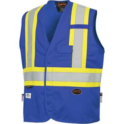 7730 Veste r&eacute;sistante aux arcs &eacute;lectriques FR-Tech, Petit, Bleu royal, 10 cal/cm² Nia-Chem Ltd.