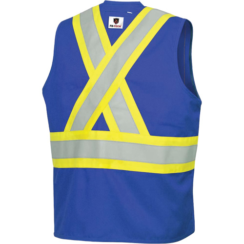 7730 Veste r&eacute;sistante aux arcs &eacute;lectriques FR-Tech, Petit, Bleu royal, 10 cal/cm² Nia-Chem Ltd.