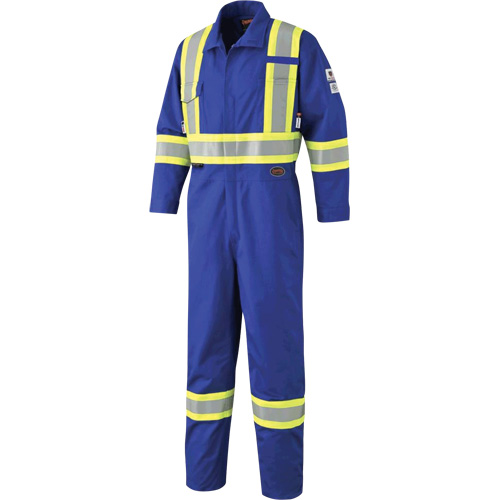 7704 Combinaison &agrave; haute visibilit&eacute; FR-Tech, Taille 42, Bleu royal, 10 cal/cm²/9,7 cal/cm² Nia-Chem Ltd.