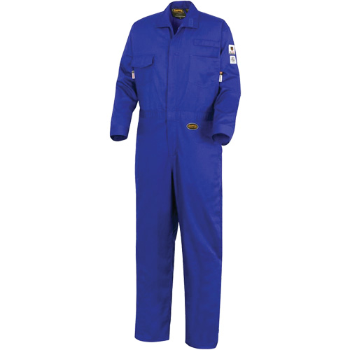 7779 FR-Tech&reg; 88/12 Arc Rated Flame Resistant Coveralls, Size 48, Royal Blue Nia-Chem Ltd.
