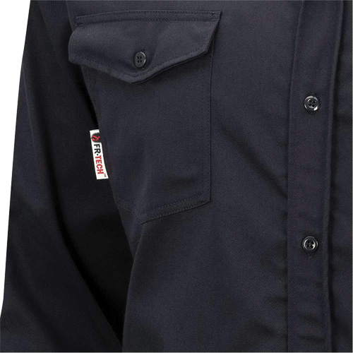 7742 Chemise de s&eacute;curit&eacute; ignifug&eacute;e FR-Tech, Petit, Bleu marin Nia-Chem Ltd.