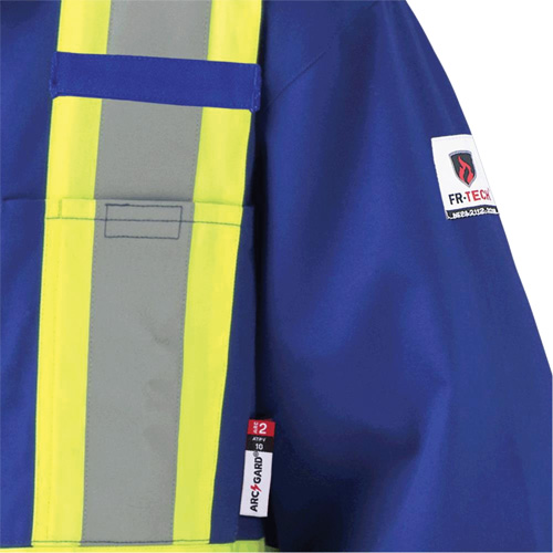 7706 FR-Tech&reg; Flame-Resistant Coverall with Leg Zippers, Size 36, Royal Blue, 9.7 cal/cm² Nia-Chem Ltd.