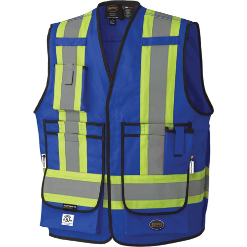 7733 FR-Tech&reg; Flame-Resistant Arc Surveyor's Vest, Small, Royal Blue, 9.7 cal/cm² Nia-Chem Ltd.