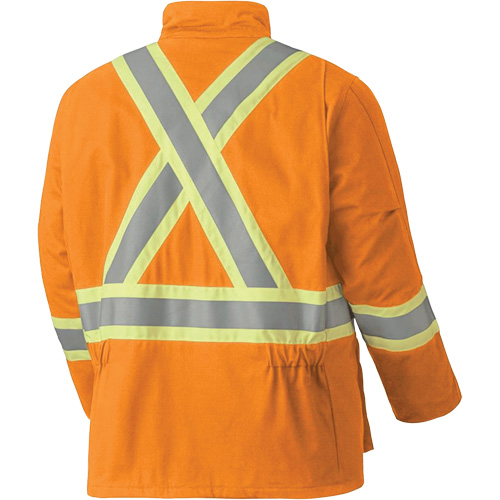 5533 Manteau de s&eacute;curit&eacute; ignifuge, Petit, Orange haute visibilit&eacute;, 58 cal/cm² Nia-Chem Ltd.