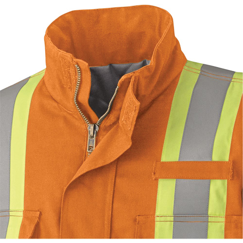 5533 Manteau de s&eacute;curit&eacute; ignifuge, Petit, Orange haute visibilit&eacute;, 58 cal/cm² Nia-Chem Ltd.