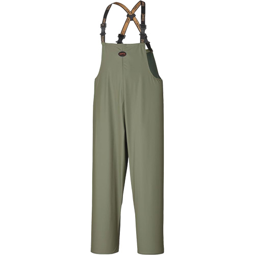 D7020 Dry King&reg; Stretch Bib Pants, X-Small, Polyurethane, Green Nia-Chem Ltd.