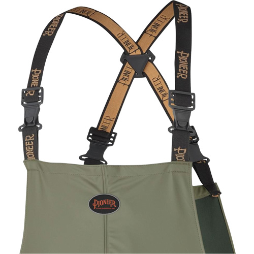 D7020 Dry King&reg; Stretch Bib Pants, X-Small, Polyurethane, Green Nia-Chem Ltd.