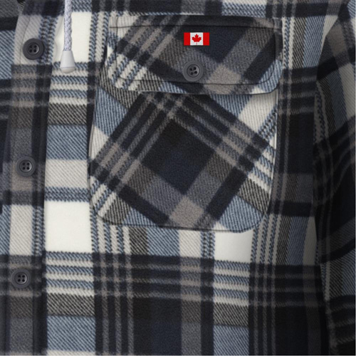 415BG Chemise &agrave; capuche matelass&eacute;e, Hommes, T-petit, Multicolore Nia-Chem Ltd.