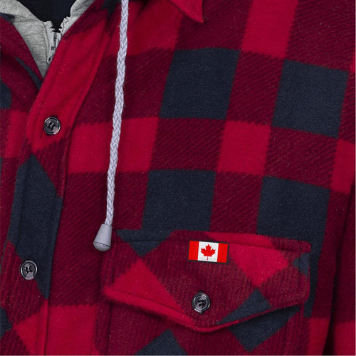 415RB Quilted Hooded Shirt, Men's, Small, Multi-Colour Nia-Chem Ltd.