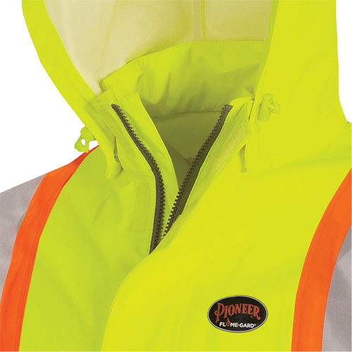 5881 Manteau de pluie ignifuge et protection contre les &eacute;clats d'arc &eacute;lectrique, T-petit, Jaune haute visibilit&eacute;, 10 cal/cm² Nia-Chem Ltd.