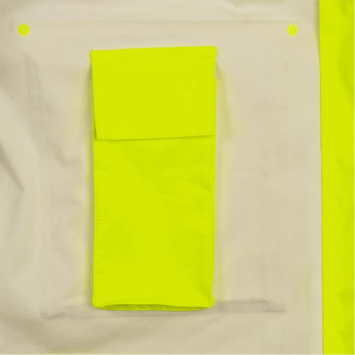 5881 Manteau de pluie ignifuge et protection contre les &eacute;clats d'arc &eacute;lectrique, T-petit, Jaune haute visibilit&eacute;, 10 cal/cm² Nia-Chem Ltd.