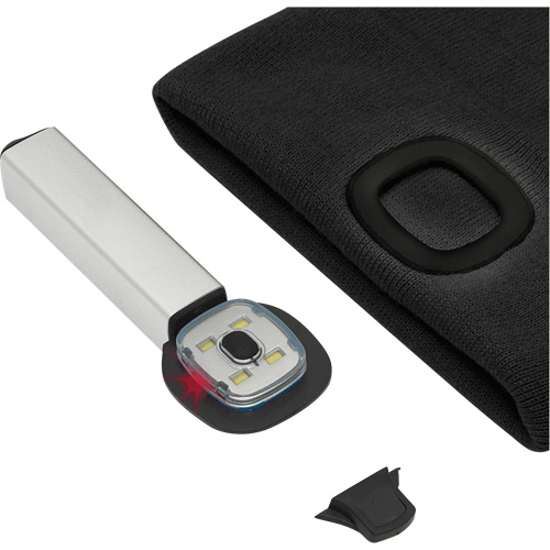 5678 Knit Toque with LED Headlight, Fleece Lining, One Size, Black Nia-Chem Ltd.