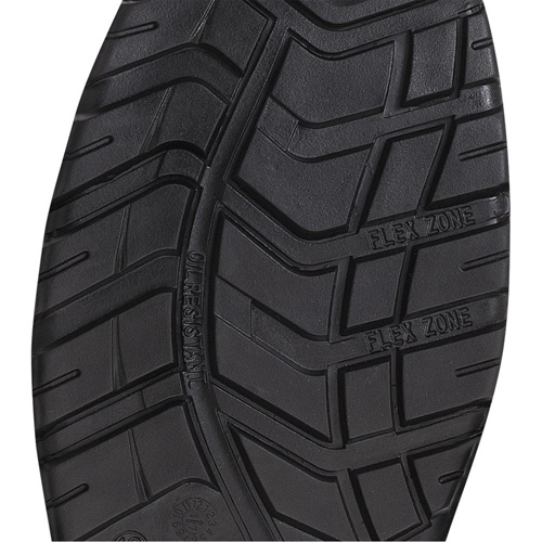 1028 Bottes de travail 8" marron, Cuir, Embout Acier, Taille 10 Nia-Chem Ltd.