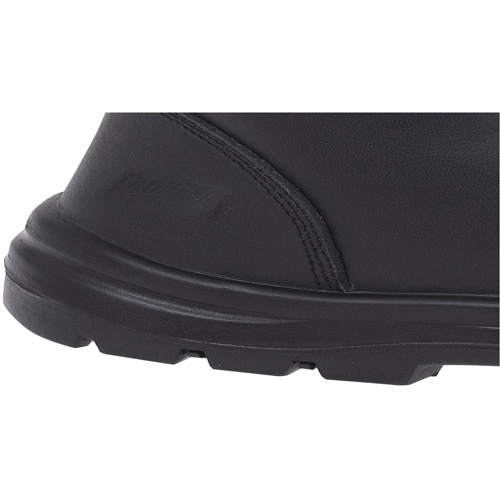 1027 Bottes de travail 8" noires, Cuir, Embout Acier, Taille 10 Nia-Chem Ltd.
