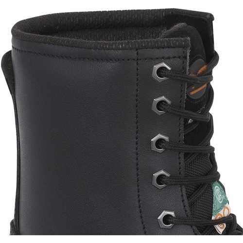 1027 Bottes de travail 8" noires, Cuir, Embout Acier, Taille 10 Nia-Chem Ltd.