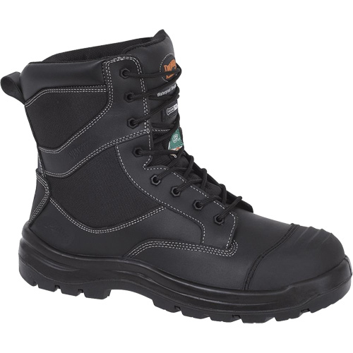 1050 Bottes de s&eacute;curit&eacute; composites noires, Cuir, Taille 14, Imperm&eacute;able Nia-Chem Ltd.