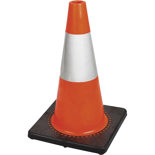 181 Premium Flexible Safety Cone, 18", Orange, 6" Reflective Collar(s) Nia-Chem Ltd.