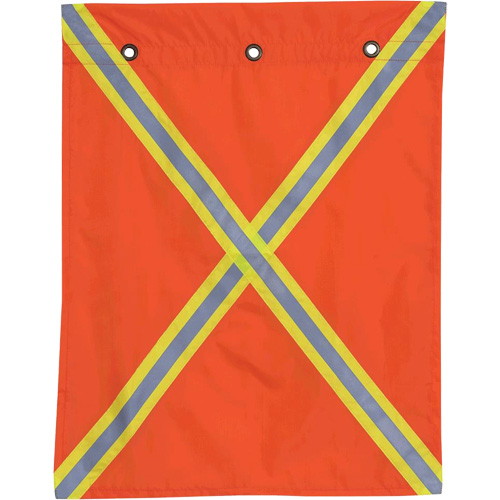 353 Drapeau avec bande r&eacute;fl&eacute;chissante, Polyester Nia-Chem Ltd.