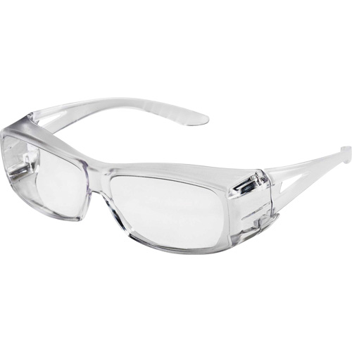 X350 OTG Safety Glasses, Clear Lens, Anti-Scratch, ANSI Z87+/Meets/Exceeds CSA Z94.3 Nia-Chem Ltd.