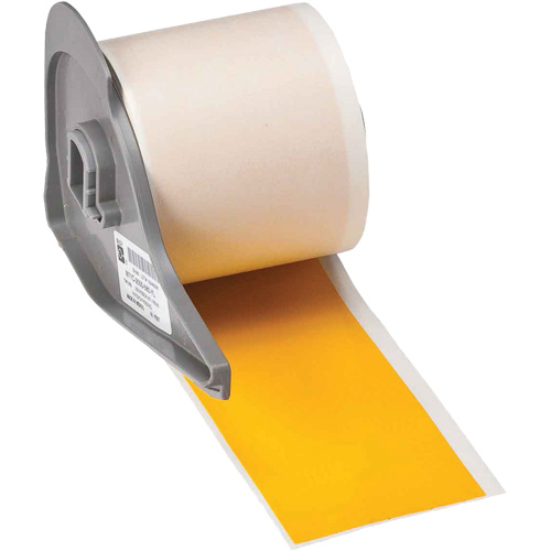 All-Weather Permanent Adhesive Label Tape, Vinyl, Yellow, 2" Width Nia-Chem Ltd.