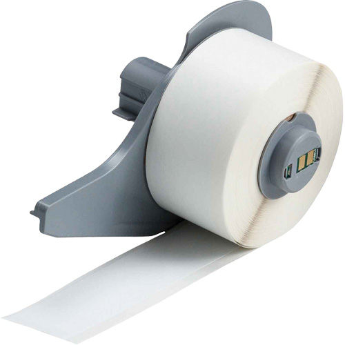 All-Weather Permanent Adhesive Label Tape, Vinyl, White, 1" Width Nia-Chem Ltd.