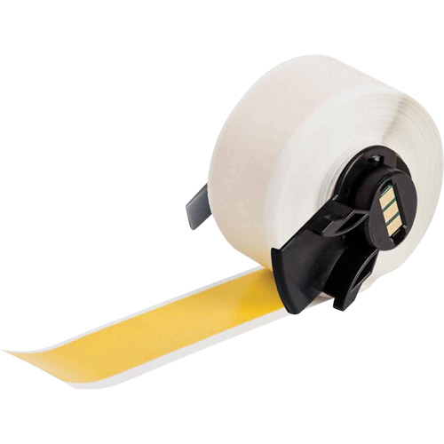 Multi-Purpose Label Tape, Vinyl, Yellow, 1.9" Width Nia-Chem Ltd.